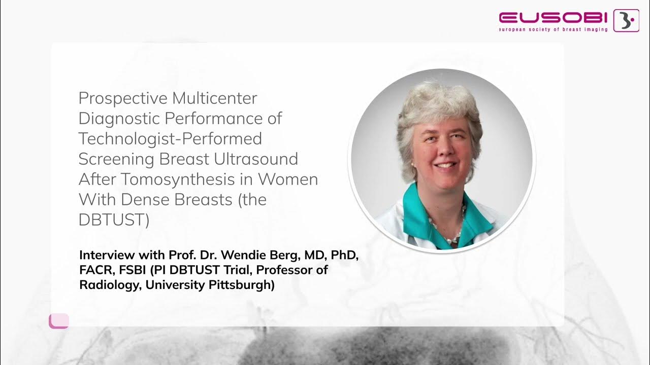 DenseBreastInfo's tweet card. Dr. Wendie Berg Interview with EUSOBI’s Prof. Matthias Dietzel