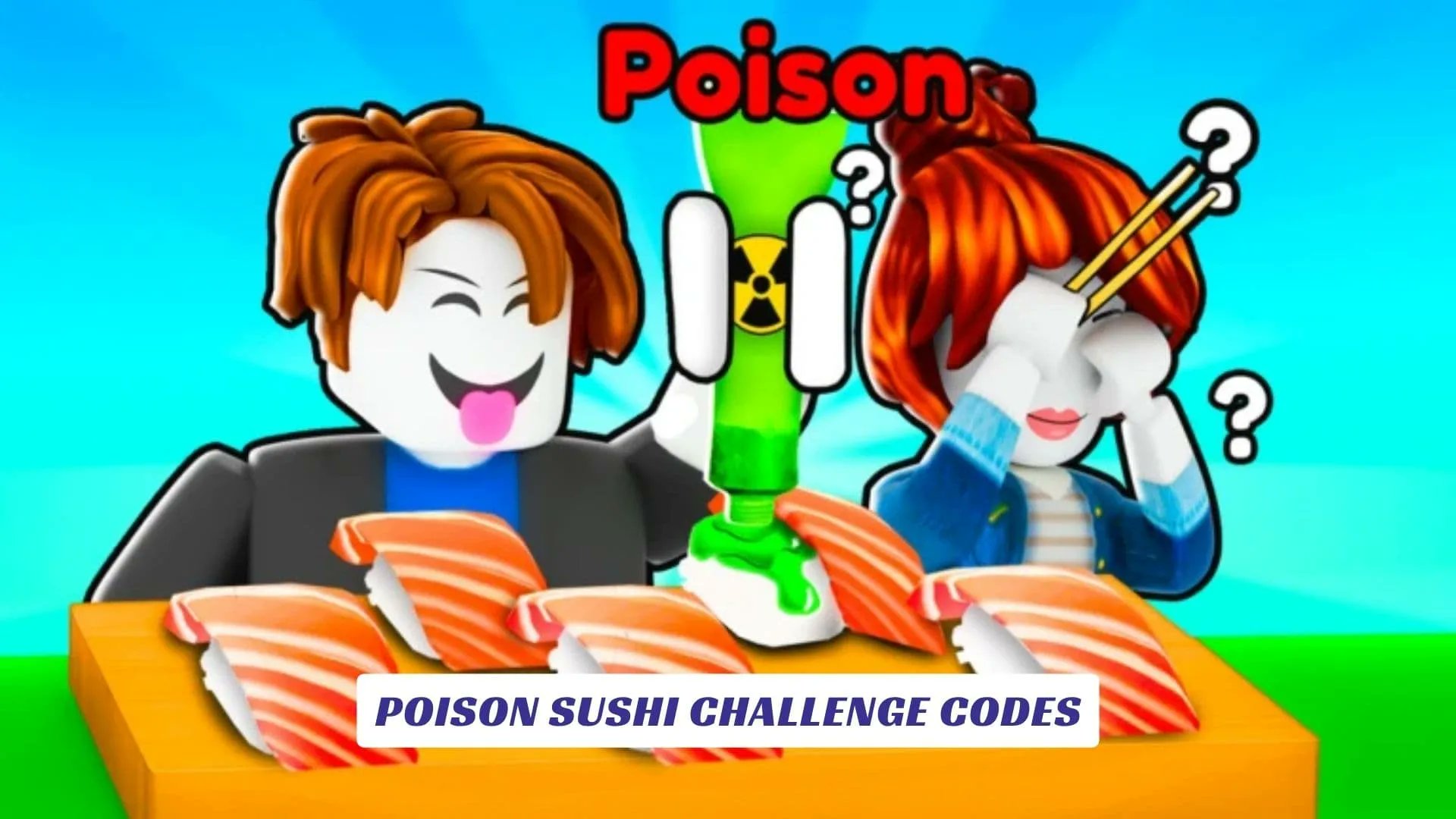 lawodcom's tweet card. The Roblox game Poison Sushi Challenge is a unique and exciting sushi survival mini-game that keeps players on the edge of their seats as they try to avoid