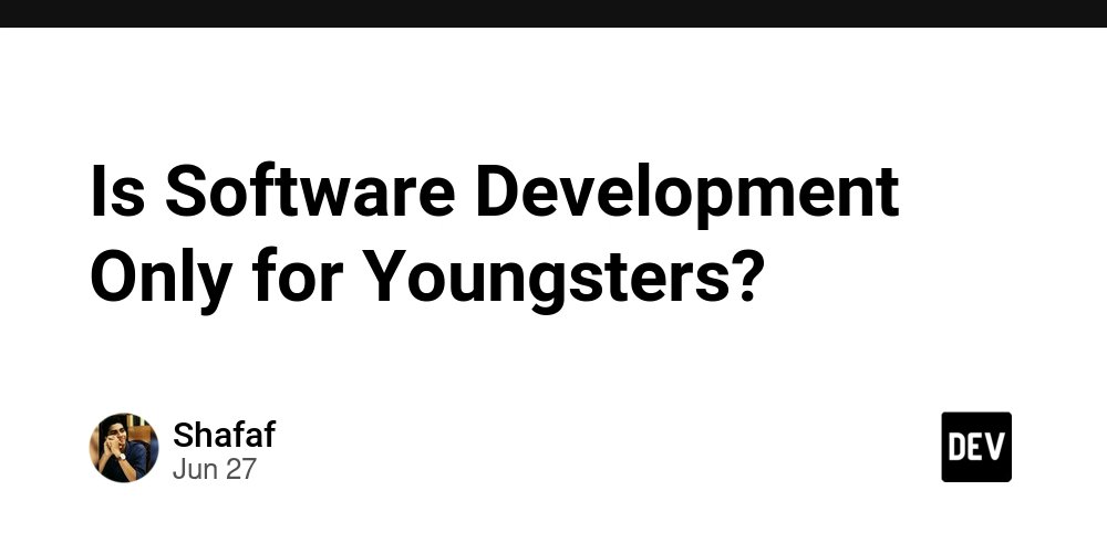 prod42net's tweet card. Lately, I’ve been thinking about this question — is software development really just for the younger...