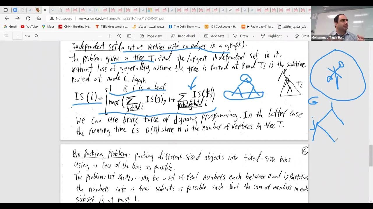 MTHajiaghayi's tweet card. Lesson 21: Introduction to Algorithms by Mohammad Hajiaghayi:...