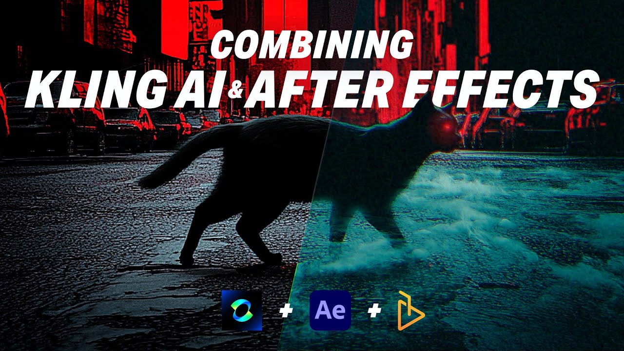 TapiaMotion's tweet card. How to Combine Kling AI After Effects & AEJuice Assets to Finalize AI...