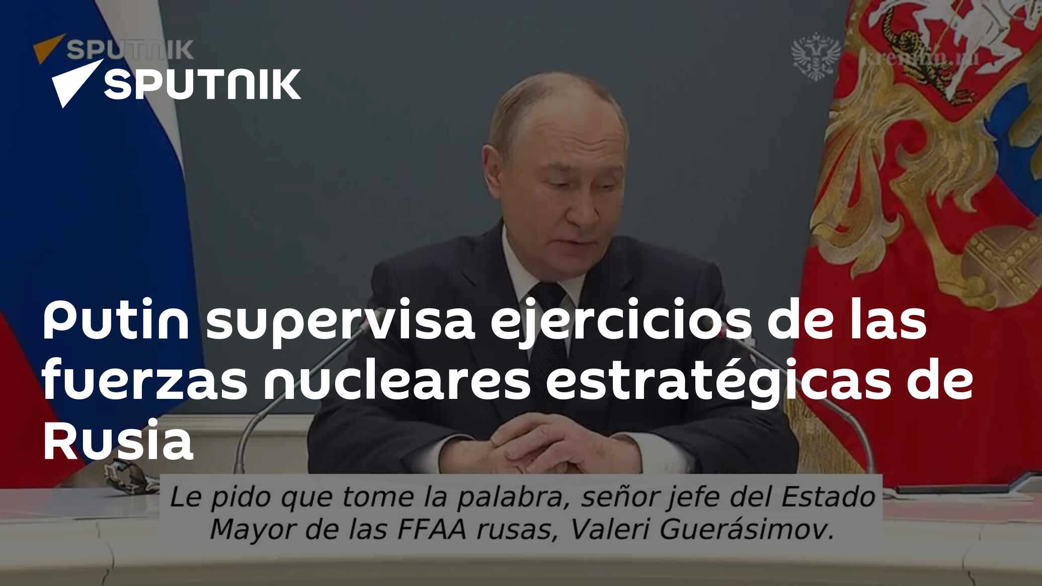 JASALAVA's tweet card. Putin supervisa ejercicios de las fuerzas nucleares estratégicas de Rusia"Bajo la dirección del comandante en jefe supremo de las FFAA de Rusia, Vladímir Putin, las fuerzas nucleares estratégicas...