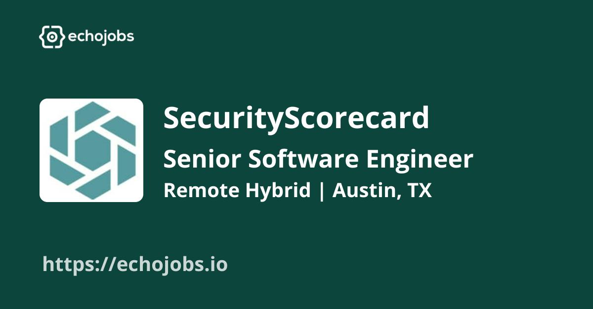 echojobs__io's tweet card. SecurityScorecard is hiring Senior Software Engineer, Platform Team. Skills wanted: Microservices, Node.js, AWS, Terraform, JavaScript, TypeScript, React, Docker, R, PostgreSQL. Work locations:...