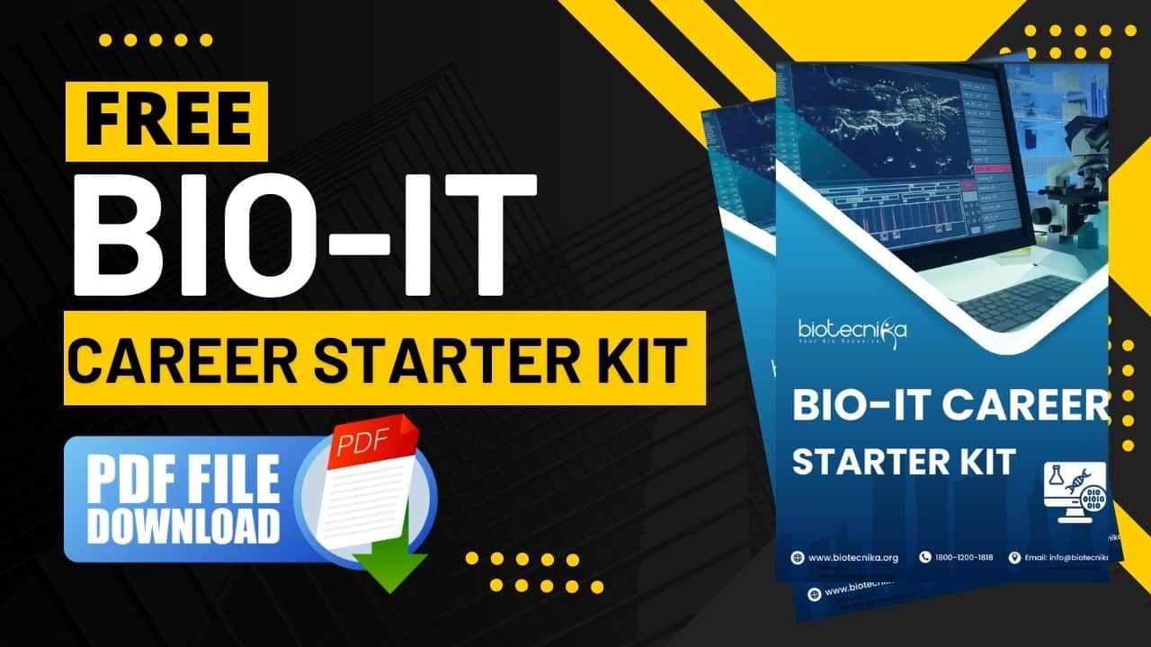 biotecnika's tweet card. Get your BIO-IT Career Free Starter Kit and accelerate your career in Bioinformatics, AI/ML, and more. Equip yourself with essential skills.