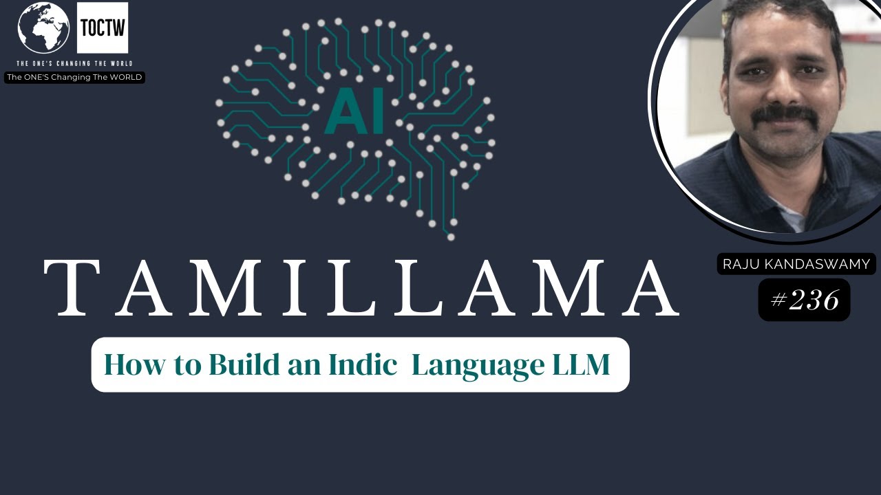 rajukandasamy's tweet card. NATIVE INDIAN LANGUAGE LLM FOR A CONNECTED NATION- RAJU KANDASWAMY