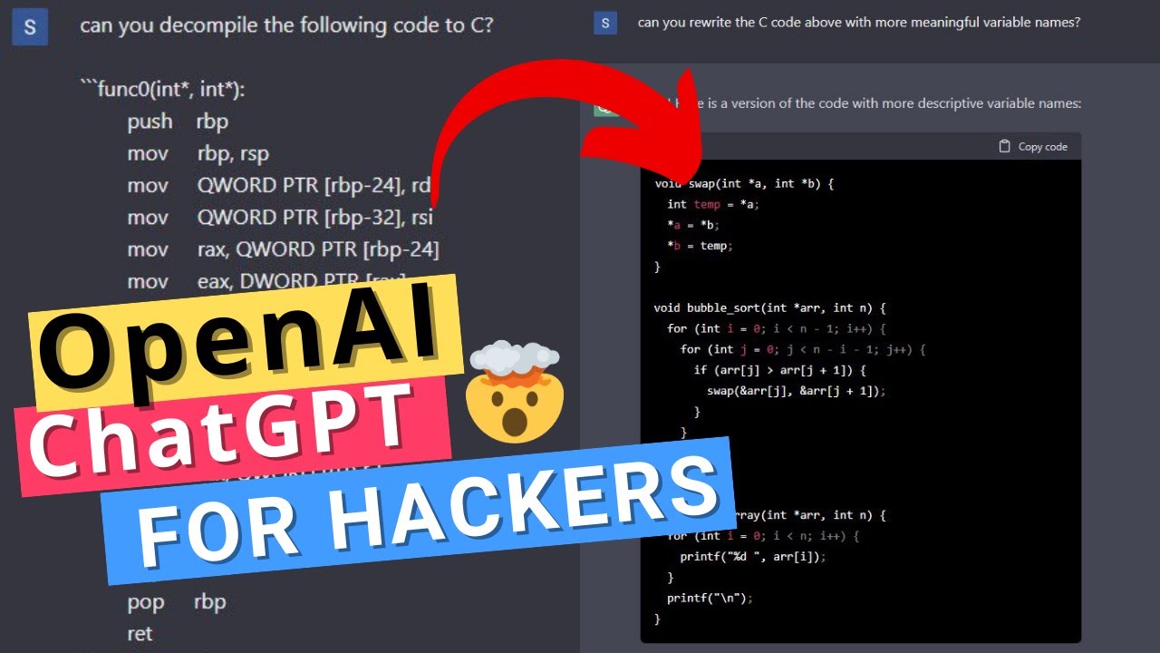 FuzzingLabs's tweet card. 🤯 Mind-Blowing examples of OpenAI ChatGPT for Security, Infosec &...