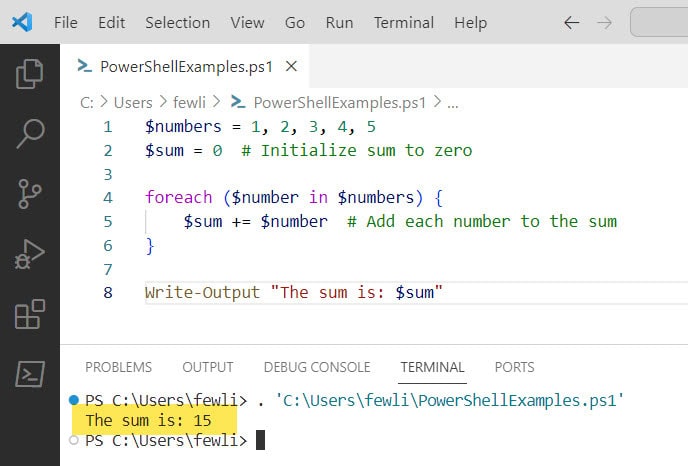 PowerShellFAQs's tweet card. Keep reading to know everything about how to Sum All Numbers in an Array in PowerShell using various methods and examples.