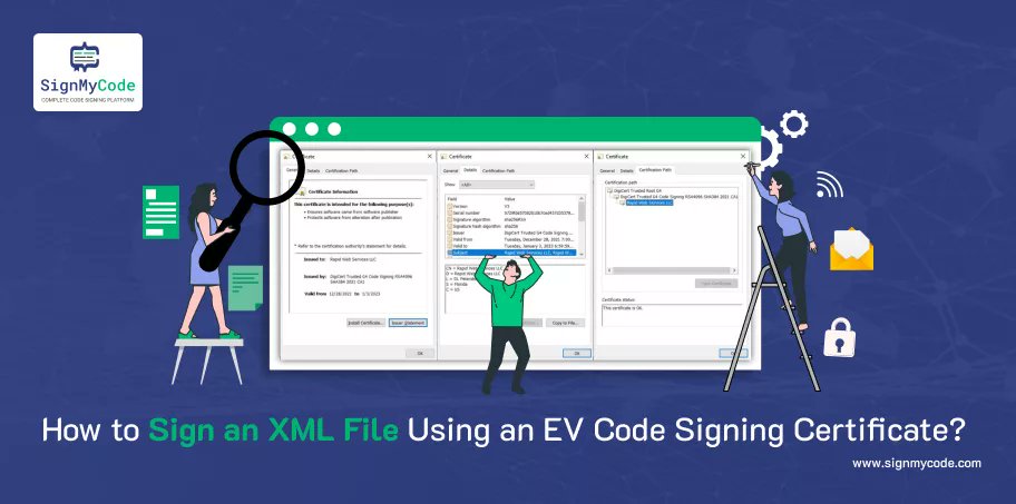 Sign_My_Code's tweet card. Explore what is XML file, how to digitally sign XML file using EV Code Signing Certificate. Step by Step Instructions!