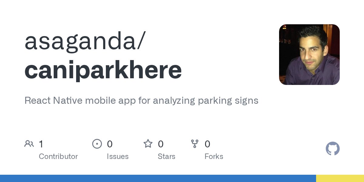 Anto_sss's tweet card. React Native mobile app for analyzing parking signs - asaganda/caniparkhere
