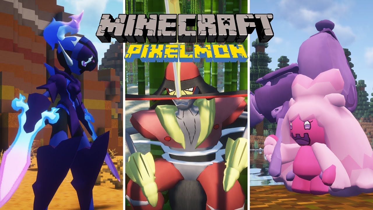 PixelSnax's tweet card. Pixelmon 9.1.8 & 9.1.9! A Halloween Update! More Gyms! New Gen 9...