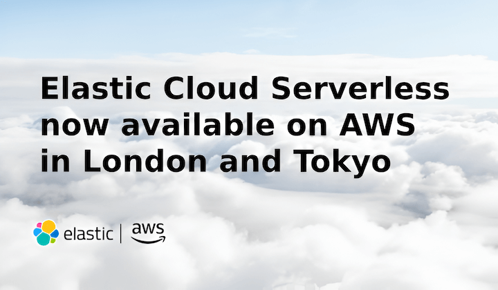 CodeStreamLab's tweet card. Elastic is excited to announce the availability of Elastic Cloud Serverless in two new AWS regions: London and Tokyo. Built on a Search AI Lake architecture, it combines vast storage, low-latency...