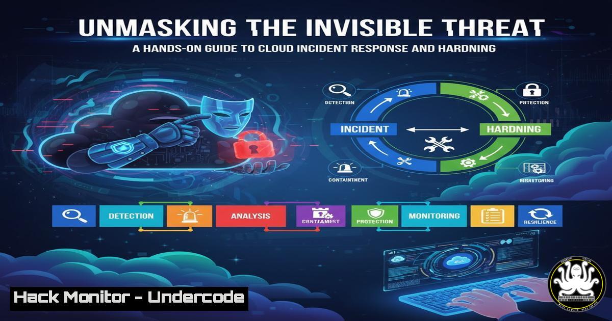UndercodeUpdate's tweet card. Unmasking the Invisible Threat: A Hands-On Guide to Cloud Incident Response and Hardening - "Undercode Testing": Monitor hackers like a pro. Get real-time