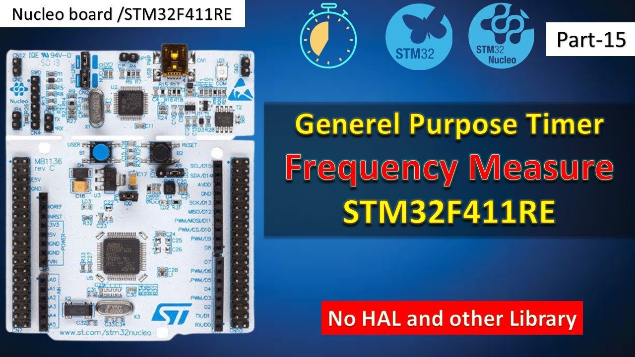 vlrobotech's tweet card. 15 Frequency Measure with Timer Input Capture by using STM32F4 Nucleo...