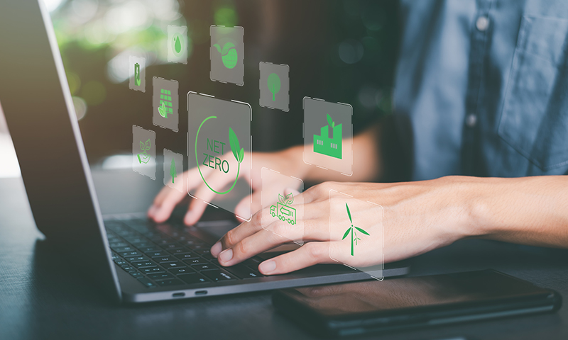 DynamicTech_Sol's tweet card. Sustainable business practices allow companies to acknowledge and address environmental issues while also creating value, increasing revenue, and gaining cost savings. Environmentally aware organiz...