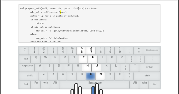pitch_wall's tweet card. Online Typing Practice for Programmers