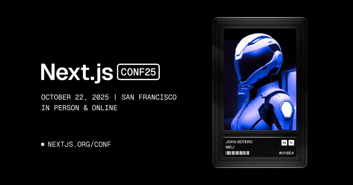 jb_nightcoder's tweet card. Join us in SF or online on October 22
