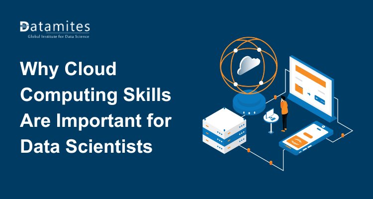 DataMites's tweet card. Cloud computing skills enable data scientists to efficiently store, process, and analyze large datasets on scalable platforms. These skills are crucial for deploying machine learning models and...