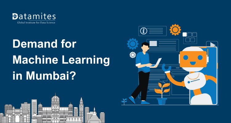 DataMites's tweet card. Explore the rising demand for machine learning in Mumbai, key industries driving growth, career opportunities, and top courses to boost your AI and ML skills.