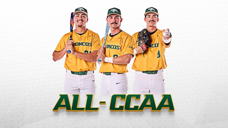 cppbroncos's tweet card. Johnny Pappas, Julian Angulo, and Brent Cota received All-CCAA honors on Monday night, it was announced by the California Collegiate Athletic Association office. The Broncos have now had at least...