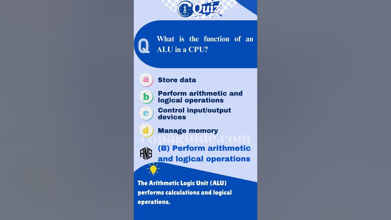 copaguide's tweet card. 1-Minute Computer Quiz Computer Fundamentals | Test your 💻 Computer...