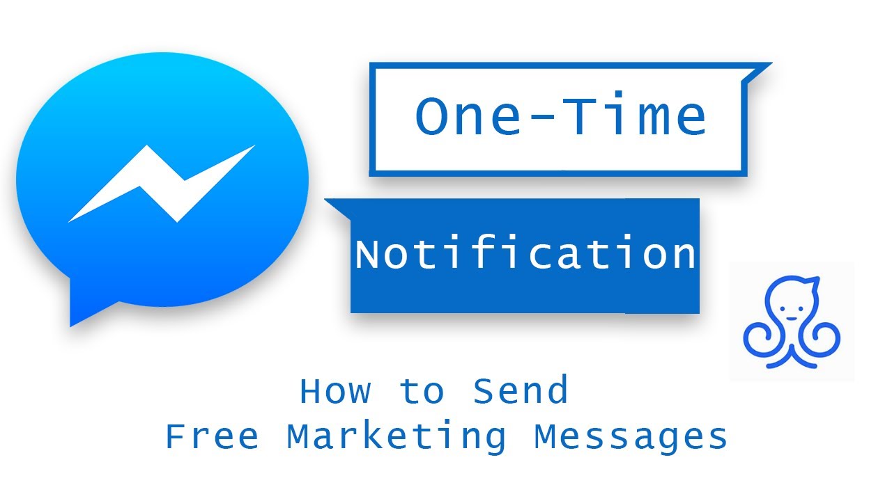 chatbottutorial's tweet card. One-Time Notification - Use cases, how to set up in ManyChat