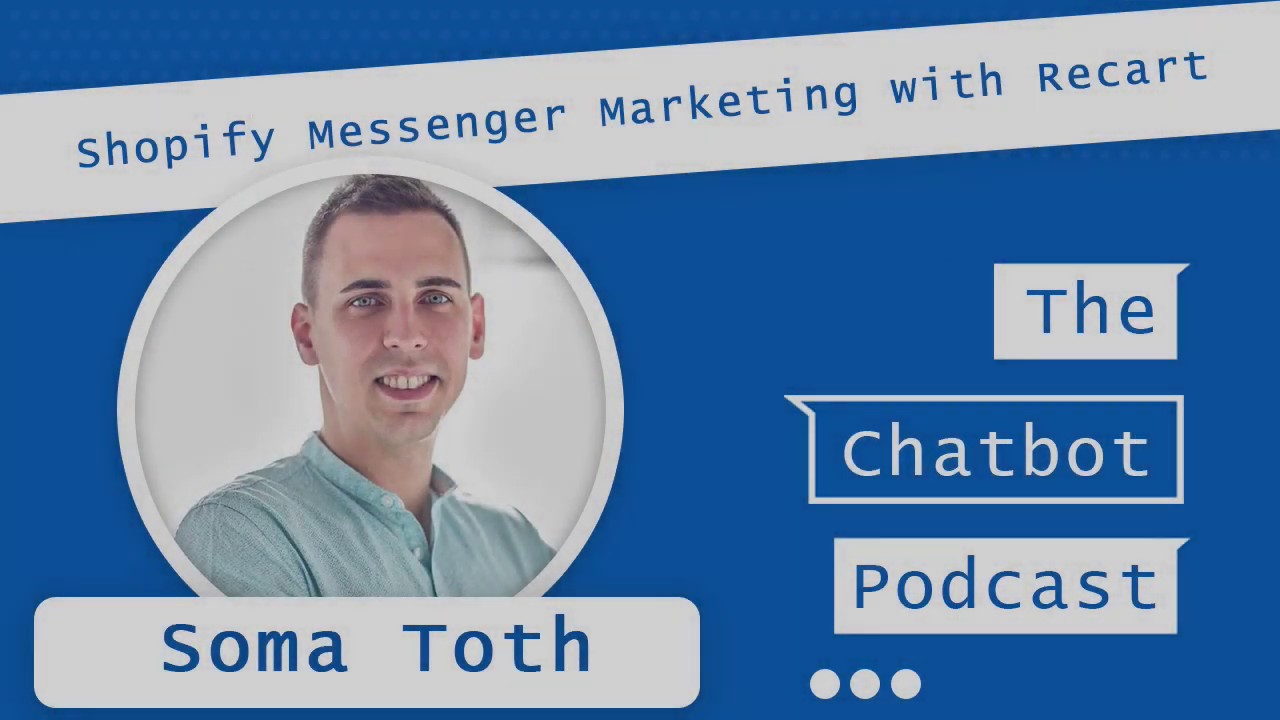 chatbottutorial's tweet card. Shopify Messenger Marketing with Recart The Chatbot Podcast