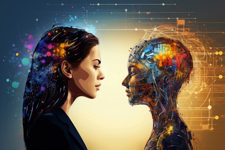 stack_bd's tweet card. Are AI sales reps replacing humans? Discover the perfect balance between AI efficiency and human connection in sales to boost results.