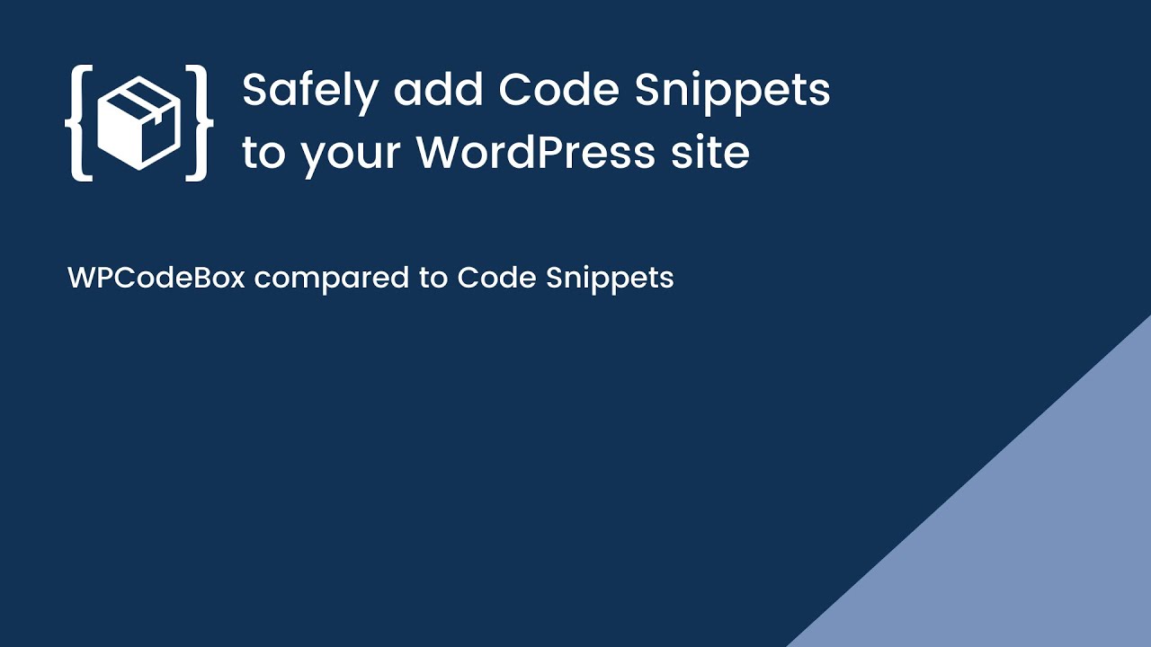 wpcodebox's tweet card. Why WPCodeBox is the safest way to add Code Snippets to WordPress (a...