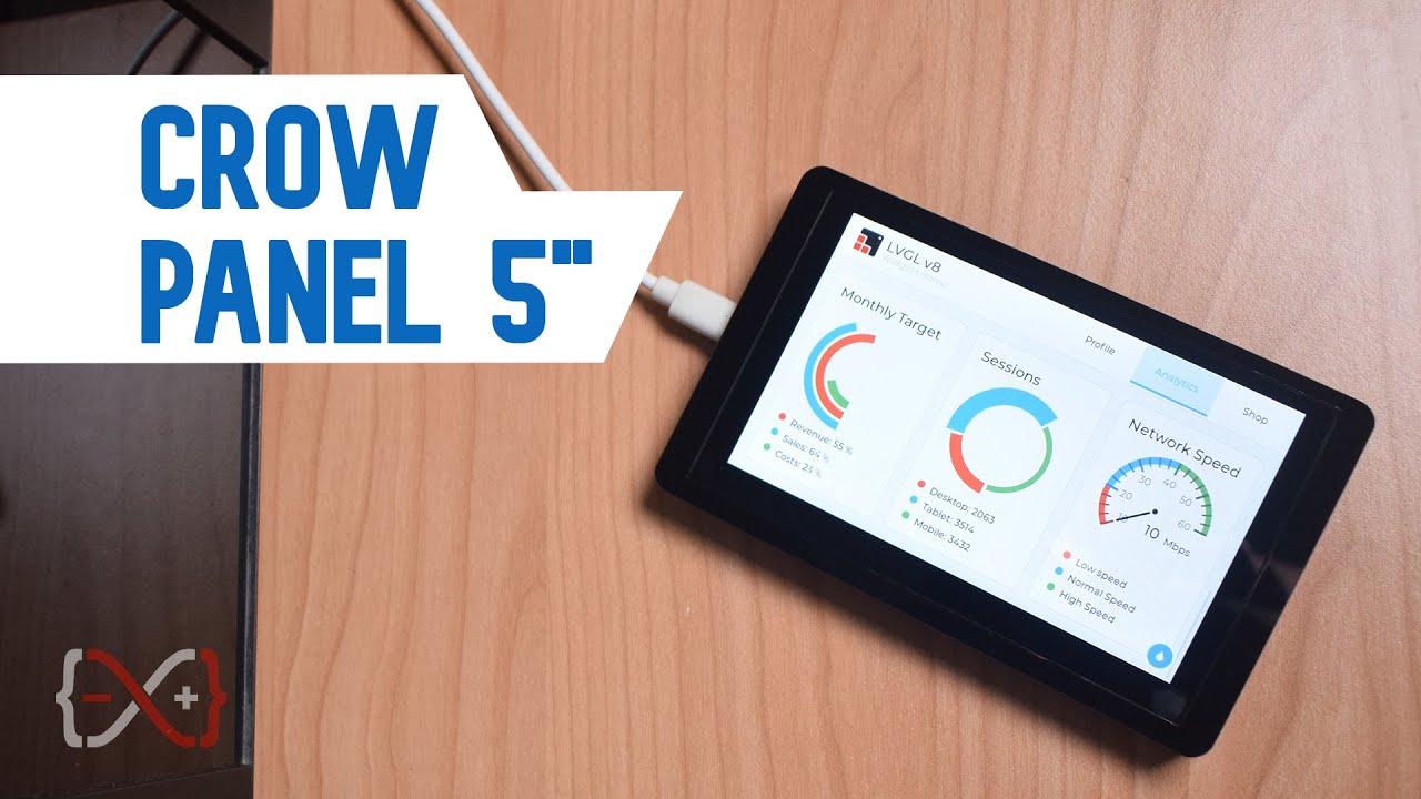 LBavastrelli's tweet card. CrowPanel Advance 5.0: un display HMI intelligente basato su ESP32-S3
