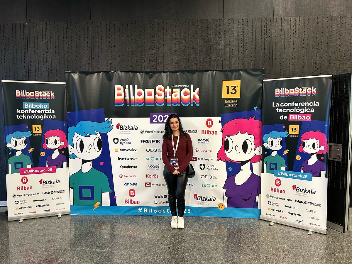 ElenaPandino's tweet card. Key takeaways from BilboStack conference 2025: growth, workplace dynamics, toxic norms, and game dev — lessons on