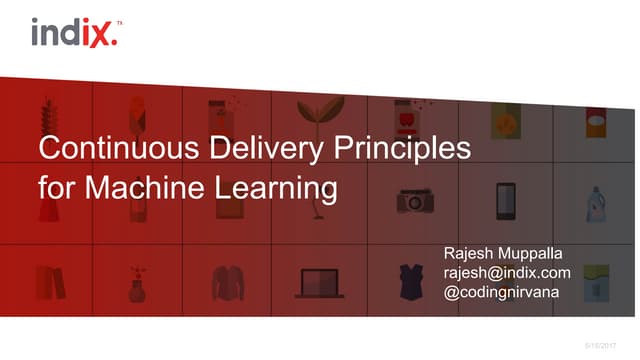 codingnirvana's tweet card. Continuous delivery for machine learning