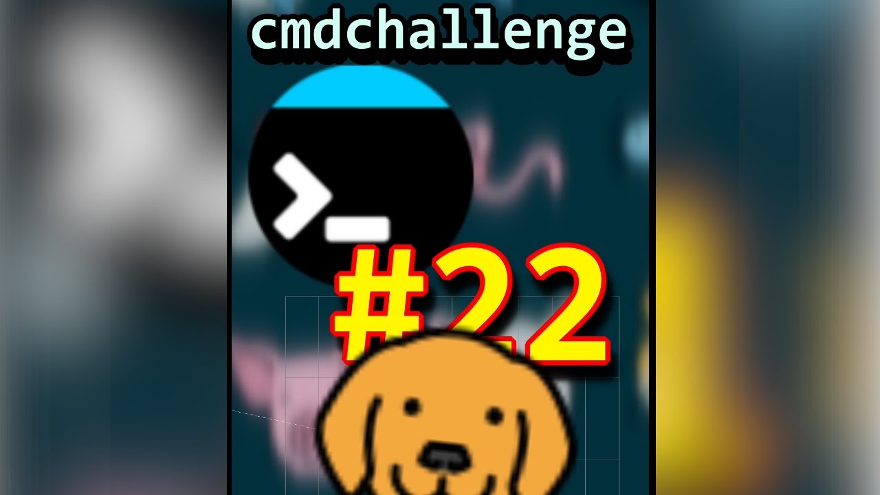sec2john's tweet card. CmdChallenge 22