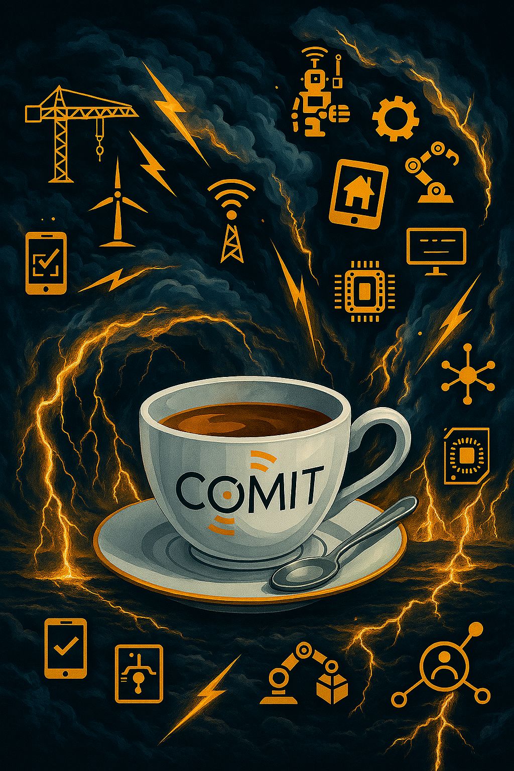 skimmod's tweet card. Step into the calm of the storm… with a #COMITcuppa! In our industry, technology is racing ahead at whirlwind speed. Every day, we’re bombarded with change, disruption, and the pressure to keep up....