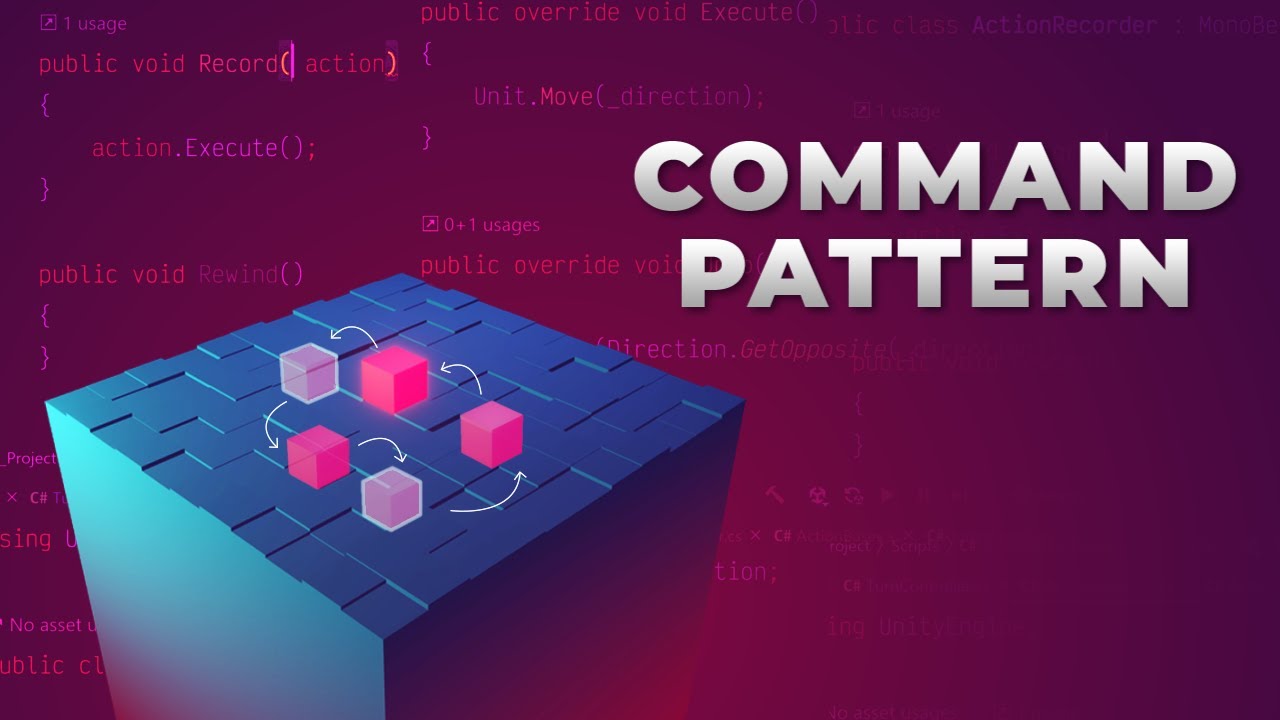 infalliblecode's tweet card. Command Pattern in Unity