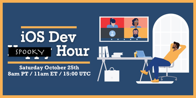 iosdevhappyhour's tweet card. A place for iOS Devs to hang out!