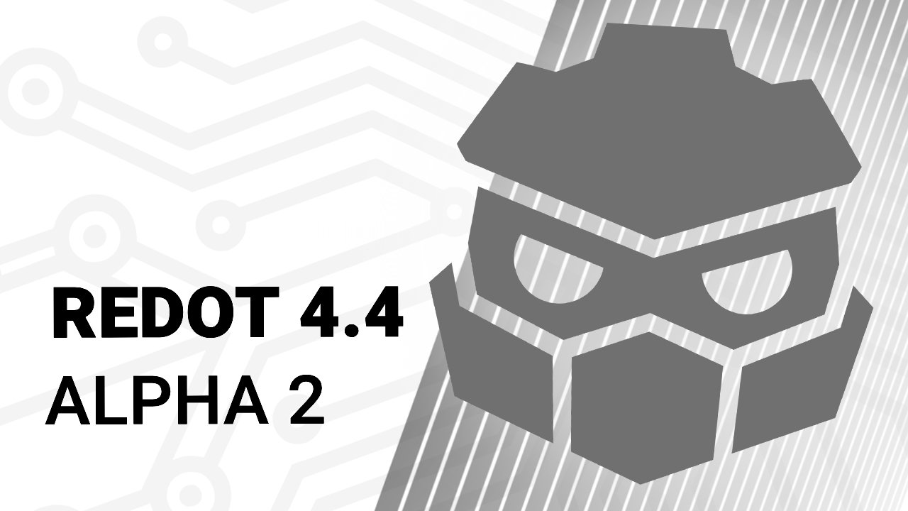 Redot_Engine's tweet card. We just released Redot 4.4 alpha 2!