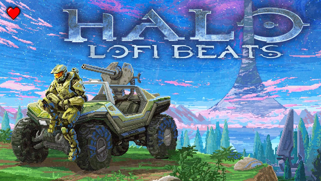 codingWithChad's tweet card. Halo but it's lofi beats