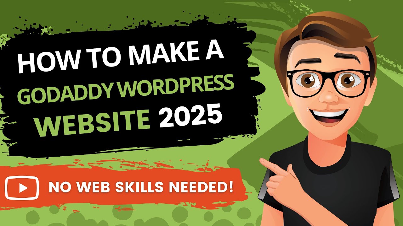 CreateWPSite's tweet card. How To Make a GoDaddy WordPress Website (Step-by-Step Tutorial for...