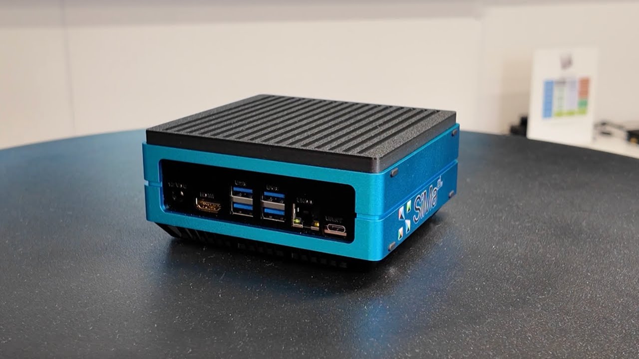 SiMa_Inc's tweet card. SoM DevKit Unboxing + RAG Demo