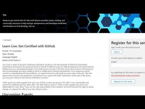 carlarjenkins's tweet card. Attend Get Certified with GitHub Series for FREE Exam Voucher