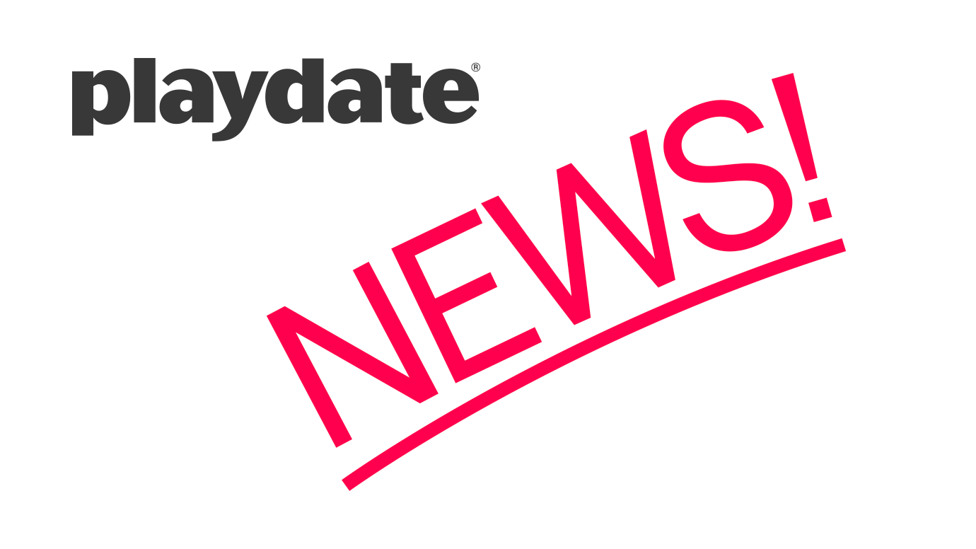 SwiftLang's tweet card. Official news about Playdate, the yellow handheld video game system with a crank.