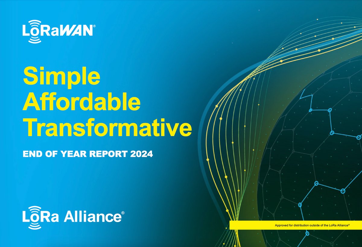 portalarduino's tweet card. LoRa Alliance® publica su informe de cierre de año 2024 y destaca el crecimiento de LoRaWAN