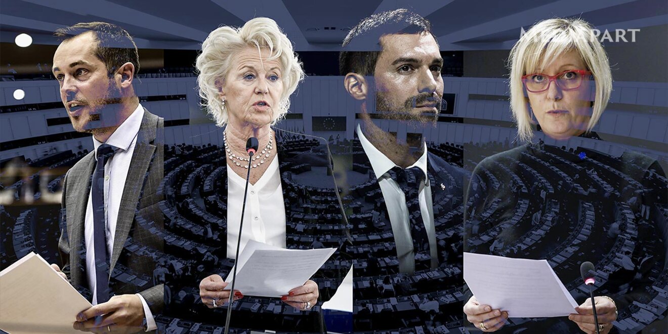 SyntaxError1936's tweet card. Dénégations indignées et protestations de bonne foi d’un Julien Odoul ou d’un Nicolas Bay ne dissipent pas le lourd parfum d’emplois fictifs dans le procès des assistants parlementaires européens du …