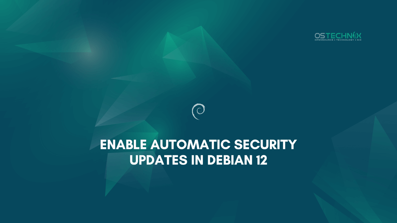 jccall80's tweet card. Keeping your Debian system up-to-date is important. In this guide, we'll explain how to enable automatic security updates in Debian 12.