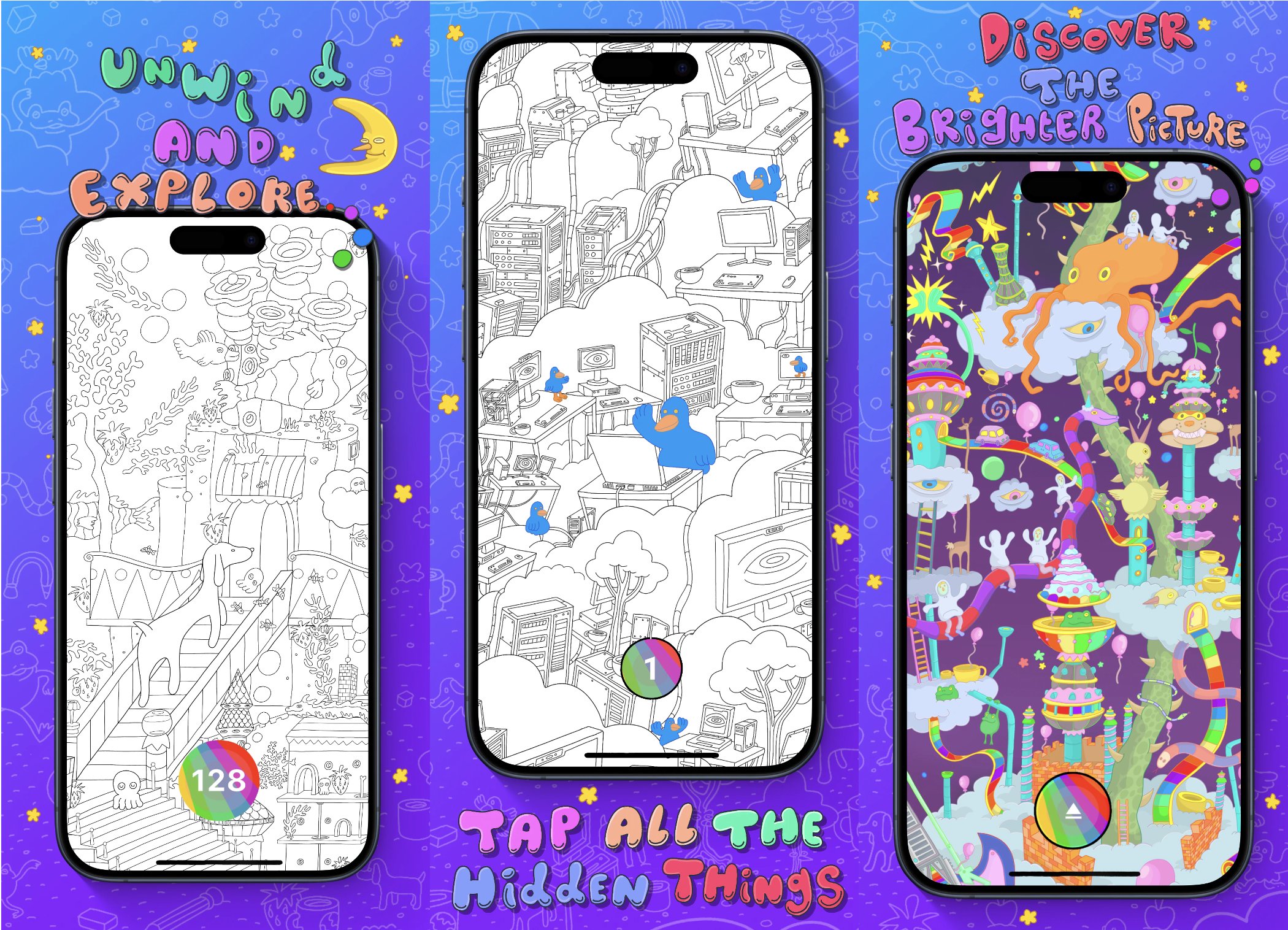 Depthperpixel's tweet card. A hidden object game designed to provide relaxation and mindfulness By Mobile First.