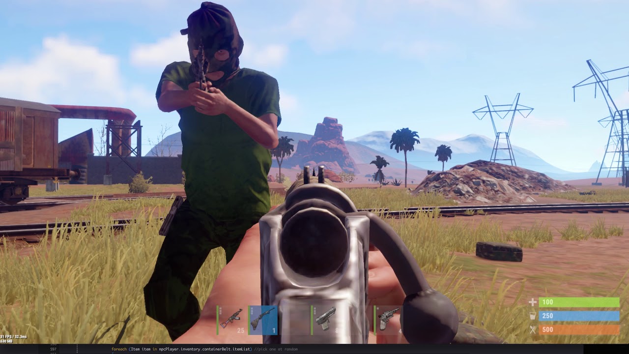 RustPlusServer's tweet card. BotSpawn - Auto weapon change based on distance.