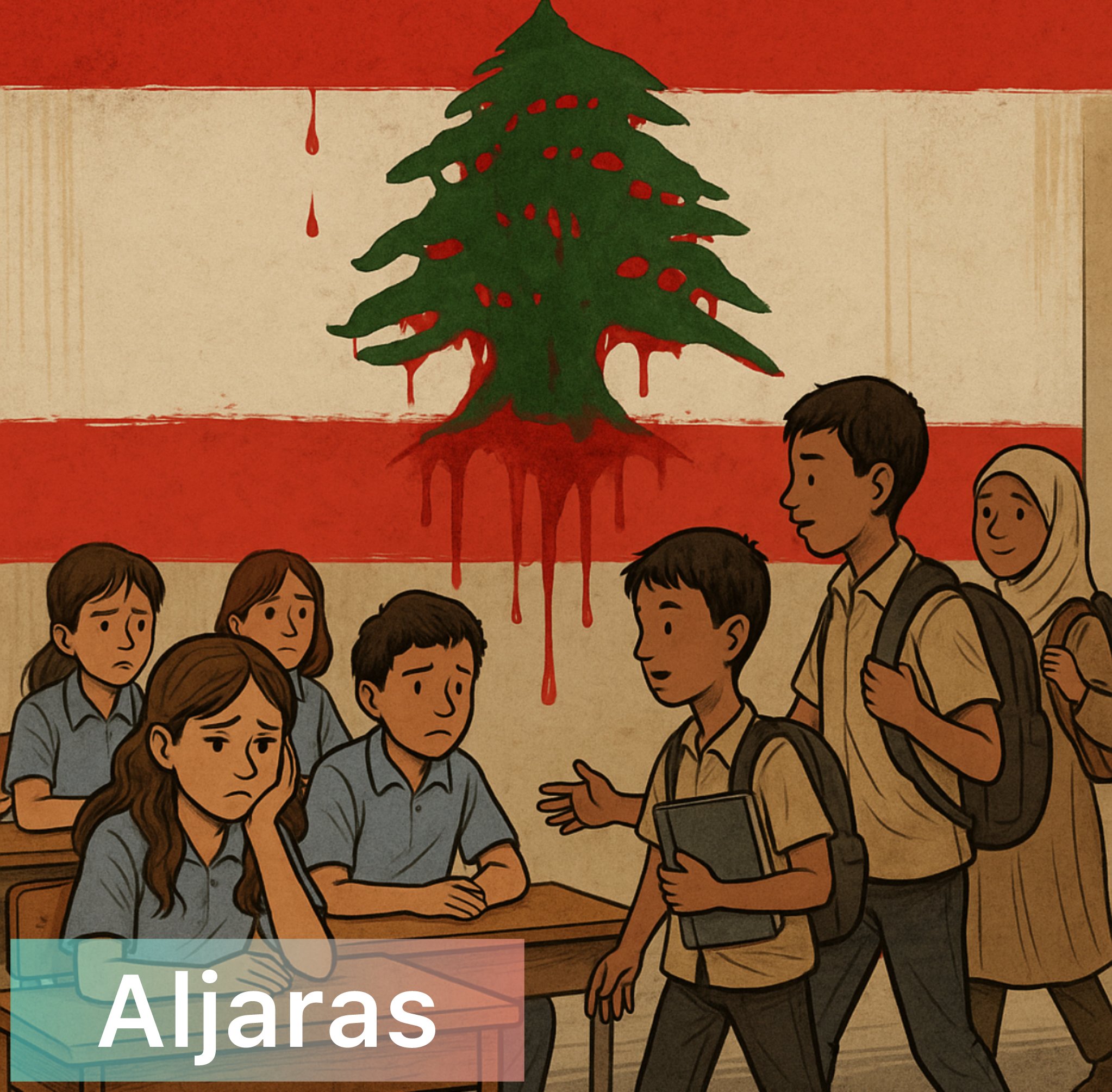 AlJarasMagazine's tweet card. لبنان المنهار بأمنه الصحي، والاجتماعي، والمعرفي، ليس فقط باقتصاده، جنده نواف سلام لخدمة الزعيم السوري. وجود 3 مليون سوري في لبنان ليس لجوءًا إنسانيًا، بل احتلالٌ مقنّع، رُعيَ طائفيًا وسياسيًا منذ …