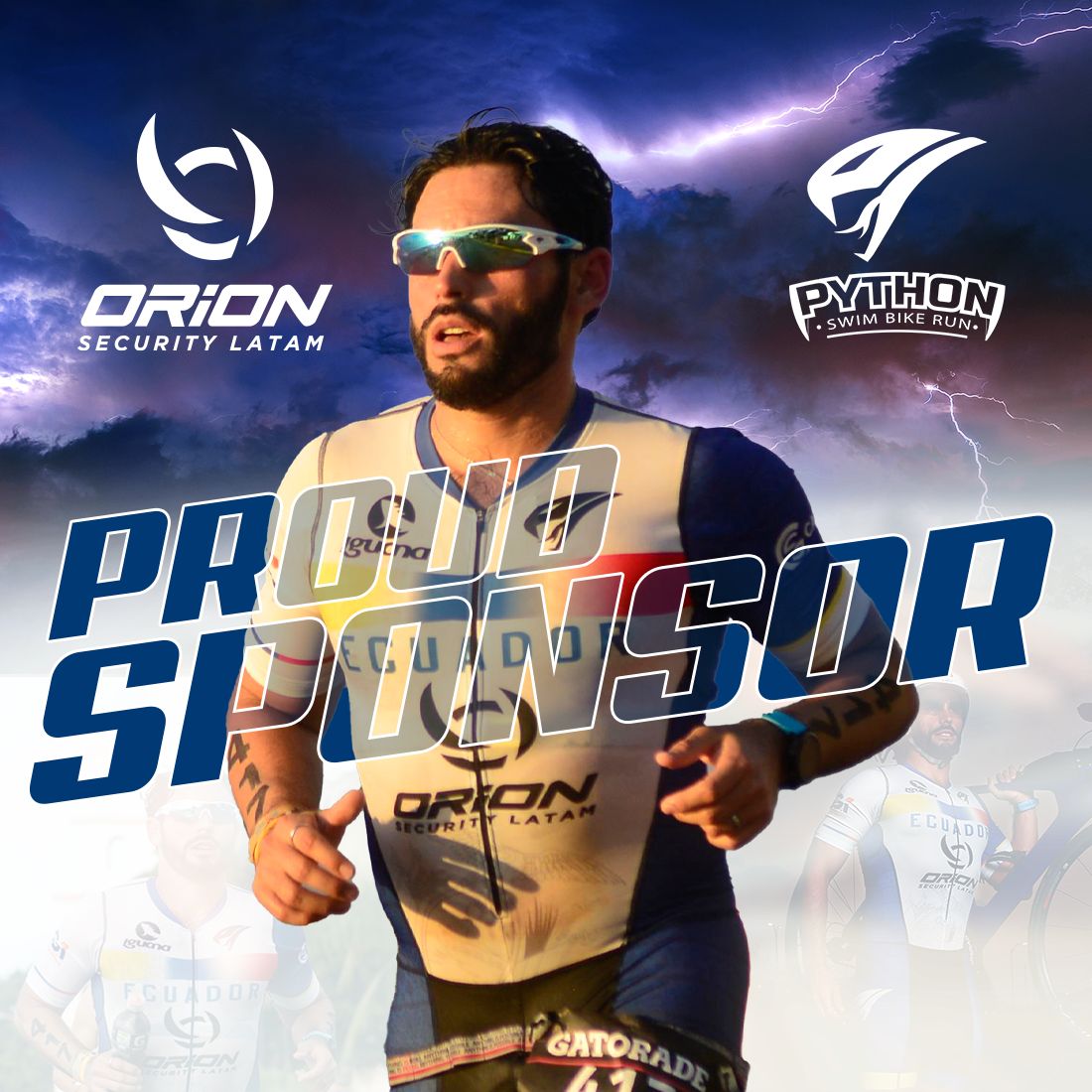 jcizquierdo's tweet card. ORION Sec Latam, apoyando al deporte en Ecuador!! Fuerza y determinación, clave en el deporte y en la seguridad cibernética (sobre todo a la ofensiva😎) #ORIONProudSponsor #OrionSec #PythonTeamEC...