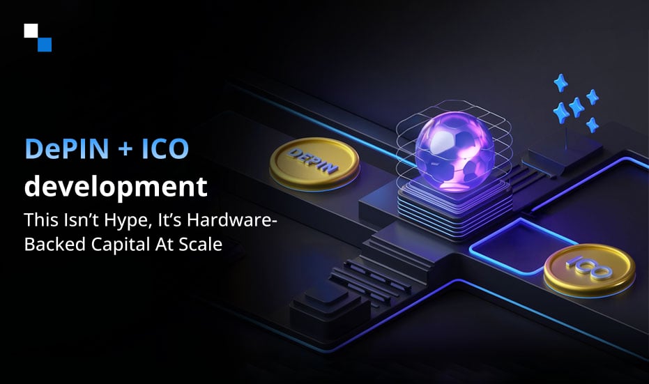 antiersolutions's tweet card. Learn how DePIN ICO development merges physical infrastructure with tokenized capital to unlock scalable, transparent Web3 fundraising.