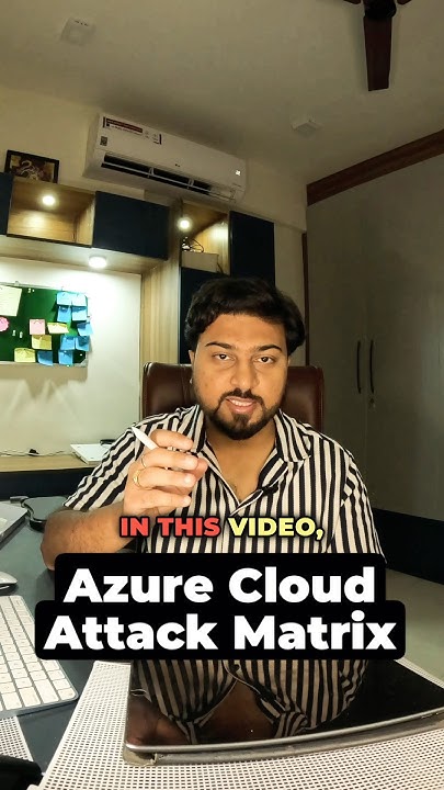 harshad_hacker's tweet card. Azure Cloud Attack Matrix #azure #cybersecurity